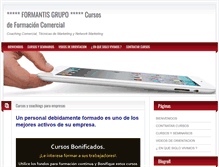 Tablet Screenshot of formantis.com